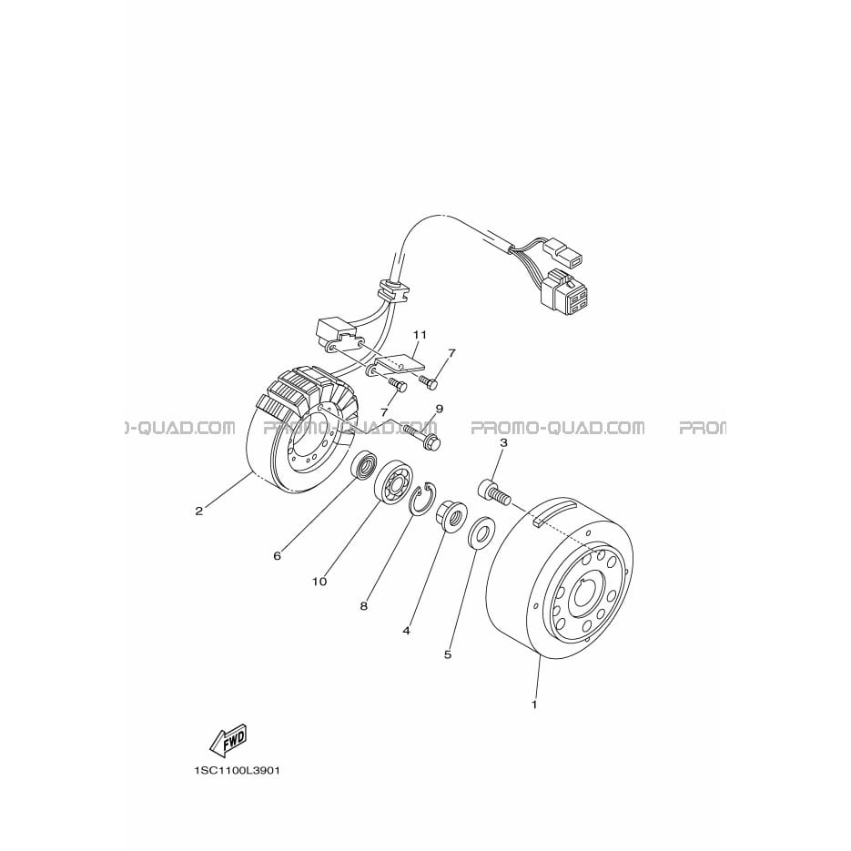 ALLUMAGE  Yamaha  2013 300  pièces OEMALLUMAGE  Yamaha  2013 300  pièces OEM