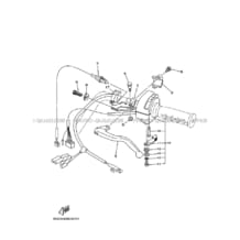 COMMODO     LEVIER pour Yamaha 450 2004 KODIAK_4WD YFM450FWAN 5NDA PASTEL DEEP GREEN