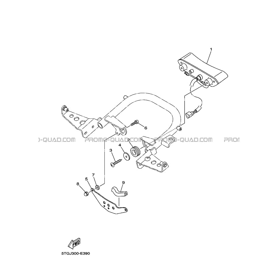 FEU ARRIERE  Yamaha  2009 450  pièces OEMFEU ARRIERE  Yamaha  2009 450  pièces OEM