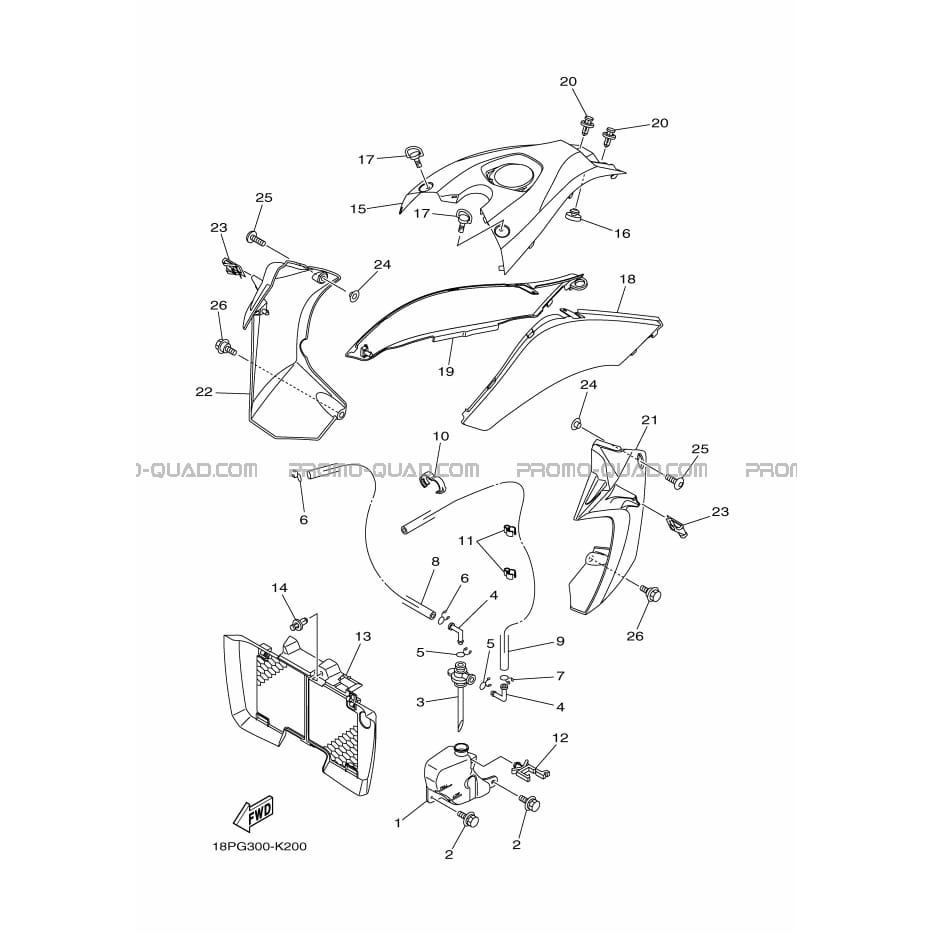 COUVERCLE LATERAL  Yamaha  2012 450  Original parts OEMCOUVERCLE LATERAL  Yamaha  2012 450  Original parts OEM