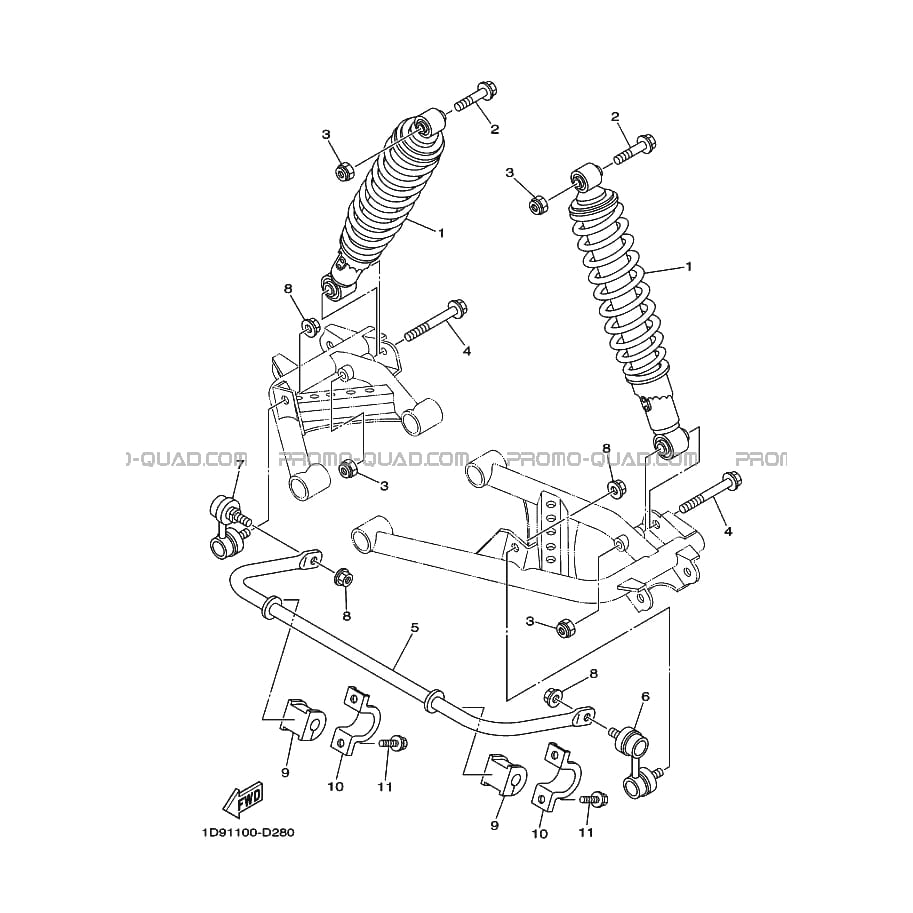 AMORTISSEUR ARRIERE  Yamaha  2014 450  Original parts OEM