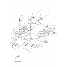 FEU ARRIERE pour Yamaha 450 2016 GRIZZLY 450 EPS DIRECTION ASSISTEE BM71 ROMANTIQUE ROUGE