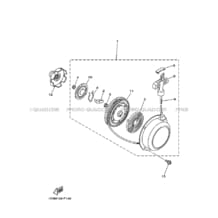 PIÃ?CES OPTIONNELLES - MOTEUR pour Yamaha 450 2016 GRIZZLY 450 EPS DIRECTION ASSISTEE BM71 ROMANTIQUE ROUGE