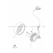 ALLUMAGE pour Yamaha 450 2016 GRIZZLY 450 IRS INDEPENDANT REAR SUSPENSION 1CUT PASTEL DEEP GREEN