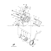 CULASSE pour Yamaha 450 2016 GRIZZLY 450 IRS INDEPENDANT REAR SUSPENSION 1CUT PASTEL DEEP GREEN