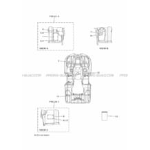EMBLEME     ETIQUETTE 1 pour Yamaha 450 2016 GRIZZLY 450 IRS INDEPENDANT REAR SUSPENSION 1CUT ROMANTIQUE ROUGE