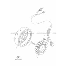 ALLUMAGE pour Yamaha 450 2020 KODIAK 450 EPS SE DIFF LOCK B5R2 MAT SILVER 1