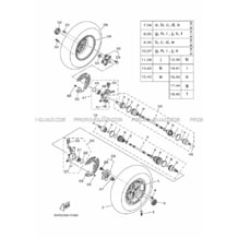 ROUE AVANT pour Yamaha 450 2020 KODIAK 450 EPS SE DIFF LOCK B5R2 MAT SILVER 1