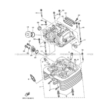CULASSE pour Yamaha 600 1999 YFM YFM600FWA 5GT4 PASTEL DEEP GREEN