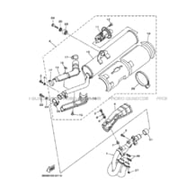 ECHAPPEMENT pour Yamaha 660 2003 GRIZZLY YFM660FWA 5KMB ROMANTIQUE ROUGE