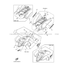 EMBLEME     ETIQUETTE 3 pour Yamaha 660 2003 RAPTOR YFM660R 5LPB YAMAHA BLACK