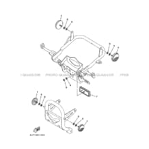 PARTIE ELECTRIQUE 2 pour Yamaha 660 2003 RAPTOR YFM660R 5LPB YAMAHA BLACK