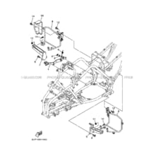 SUPPORT     REPOSE PIEDS pour Yamaha 660 2003 RAPTOR YFM660R 5LPB YAMAHA BLACK