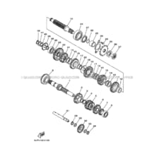 TRANSMISSION pour Yamaha 660 2003 RAPTOR YFM660R 5LPB YAMAHA BLACK