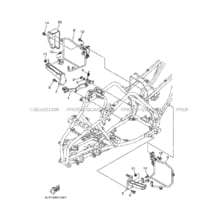 SUPPORT     REPOSE PIEDS pour Yamaha 660 2003 RAPTOR YFM660R 5LPE YAMAHA BLACK