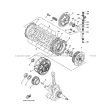EMBRAYAGE DE DEMARREUR pour Yamaha 660 2004 RAPTOR YFM660R 5LPL YAMAHA BLACK