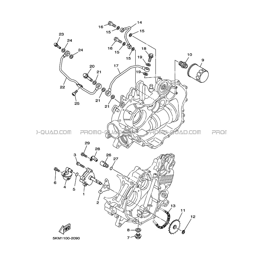 POMPE A HUILE  Yamaha  2005 660  pièces OEMPOMPE A HUILE  Yamaha  2005 660  pièces OEM