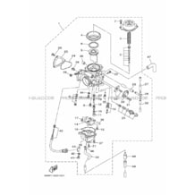 CARBURATEUR pour Yamaha 660 2005 GRIZZLY YFM660FWA 5KMW PASTEL DEEP GREEN