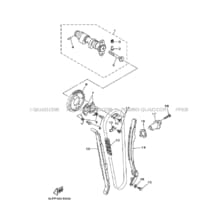 ARBRE A CAMES     CHAINE DE DISTRIBUTION pour Yamaha 660 2005 RAPTOR YFM660R 5LPS YAMAHA BLACK