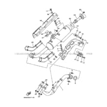 ECHAPPEMENT pour Yamaha 700 2007 GRIZZLY YFM700FWAD 3B4C YAMAHA BLACK