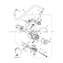 BOITIER PAPILLON INJECTION pour Yamaha 700 2007 RAPTOR YFM700R 1S3C BLACK METALLIC J