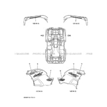 EMBLEME pour Yamaha 700 2008 GRIZZLY YFM700FWAD 3B4P YAMAHA BLACK