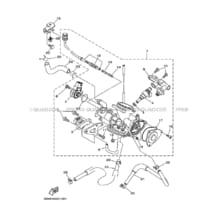 BOITIER PAPILLON INJECTION pour Yamaha 700 2008 GRIZZLY_700__EPS YFM700FWAD 3B4E DARK PURPLISH BLUE SOLID N