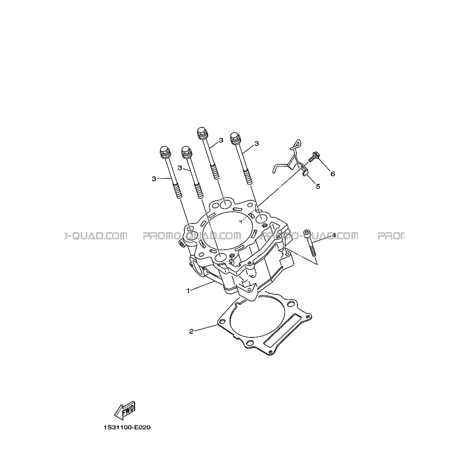 CYLINDRE  Yamaha  2008 700  pièces OEMCYLINDRE  Yamaha  2008 700  pièces OEM