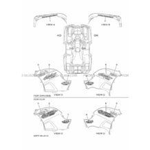 EMBLEME pour Yamaha 700 2010 GRIZZLY 700 EPS POWER STEERING SPECIAL EDITION 43PU YAMAHA BLACK
