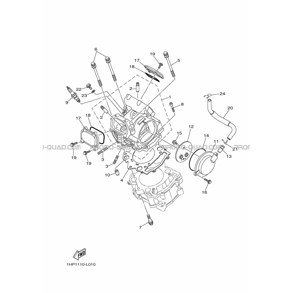 CULASSE  Yamaha  2012 700  pièces OEMCULASSE  Yamaha  2012 700  pièces OEM