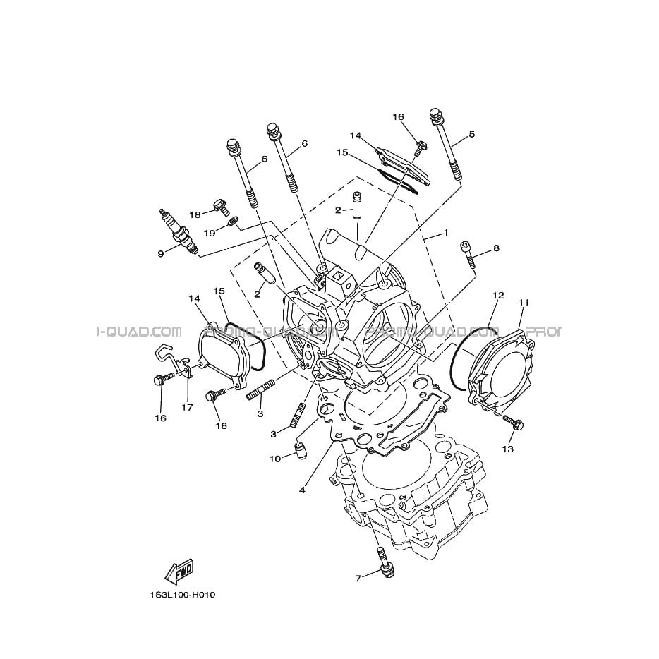 CULASSE  Yamaha  2012 700  pièces OEMCULASSE  Yamaha  2012 700  pièces OEM