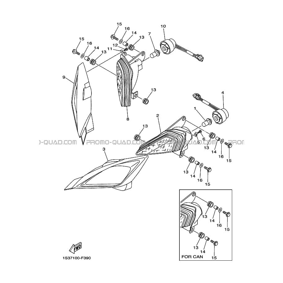 PHARE   Yamaha  2012 700  pièces OEMPHARE   Yamaha  2012 700  pièces OEM