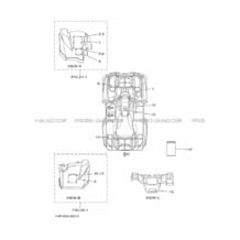 EMBLEME     ETIQUETTE 1 pour Yamaha 700 2014 GRIZZLY YFM700FWAD 2BGA YAMAHA BLACK