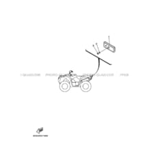 PARTIE ELECTRIQUE 2 pour Yamaha 700 2014 GRIZZLY YFM700FWAD 2BGD LOW GLOSS BLACK