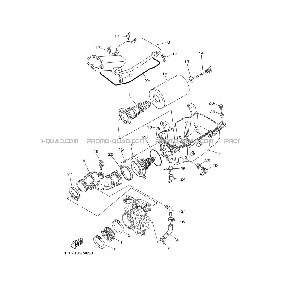 ADMISSION  Yamaha  2014 700  Original parts OEMADMISSION  Yamaha  2014 700  Original parts OEM