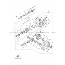 CARDAN     COUPLE CONIQUE pour Yamaha 700 2015 GRIZZLY 700 EPS DIRECTION ASSISTEE SE B38A MAT SILVER 1