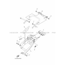 FEU ARRIERE pour Yamaha 700 2015 RAPTOR YFM 700 R B463 YAMAHA BLACK
