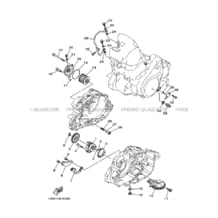 POMPE A HUILE pour Yamaha 700 2015 RAPTOR YFM 700 R B463 YAMAHA BLACK