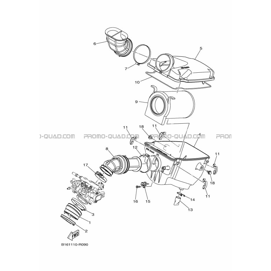 ADMISSION  Yamaha  2016 700  Original parts OEMADMISSION  Yamaha  2016 700  Original parts OEM