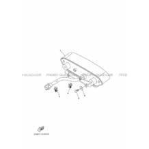 FEU ARRIERE pour Yamaha 700 2016 GRIZZLY 700 EPS DIRECTION ASSISTEE 2UD3 ROMANTIQUE ROUGE
