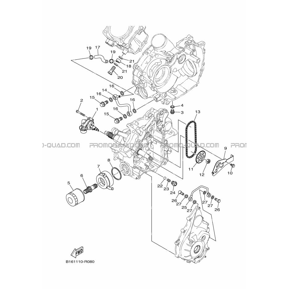 POMPE A HUILE  Yamaha  2017 700  Original parts OEMPOMPE A HUILE  Yamaha  2017 700  Original parts OEM