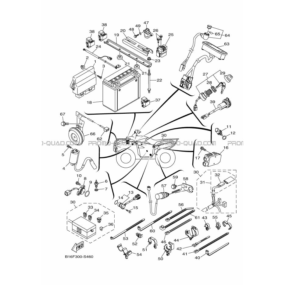 PARTIE ELECTRIQUE 1  Yamaha  2017 700  pièces OEMPARTIE ELECTRIQUE 1  Yamaha  2017 700  pièces OEM