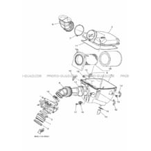 ADMISSION pour Yamaha 700 2017 KODIAK POWER STEERING EPS B329 LOW GLOSS BLACK