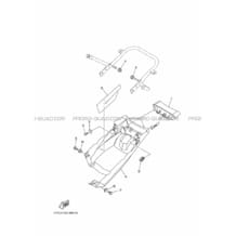 FEU ARRIERE pour Yamaha 700 2019 RAPTOR YFM700R 2LSN DARK GRAY SOLID R