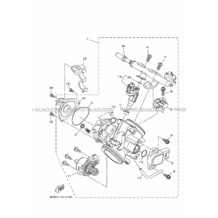 BOITIER PAPILLON INJECTION pour Yamaha 700 2020 GRIZZLY 700 EPS SE BDEE MAT SILVER 1
