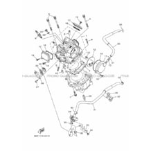 CULASSE pour Yamaha 700 2020 KODIAK 700 EPS SE B5KV MAT SILVER 1