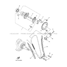 ARBRE A CAMES     CHAINE DE DISTRIBUTION pour Yamaha 700 2020 RAPTOR YFM 700R RAPTOR BCX8 DEEP PURPLISH BLUE SOLID E