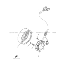 ALLUMAGE pour Yamaha 660 2007 RHINO YXR660F 5UGV SILVER