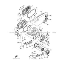 CARTER - MOTEUR 1 pour Yamaha 660 2007 RHINO YXR660F 5UGV SILVER