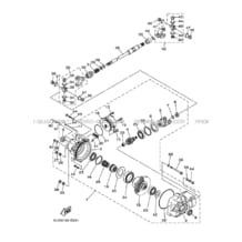 DIFFERENTIEL AVANT pour Yamaha 660 2007 RHINO YXR660F 5UGV SILVER